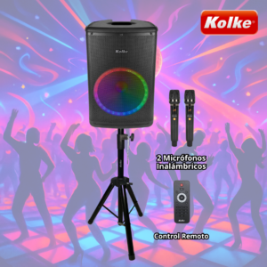 PARLANTE MULTIMEDIA INALAMBRICO KOLKE 15"+3" FEST PRO X15 KPB-667