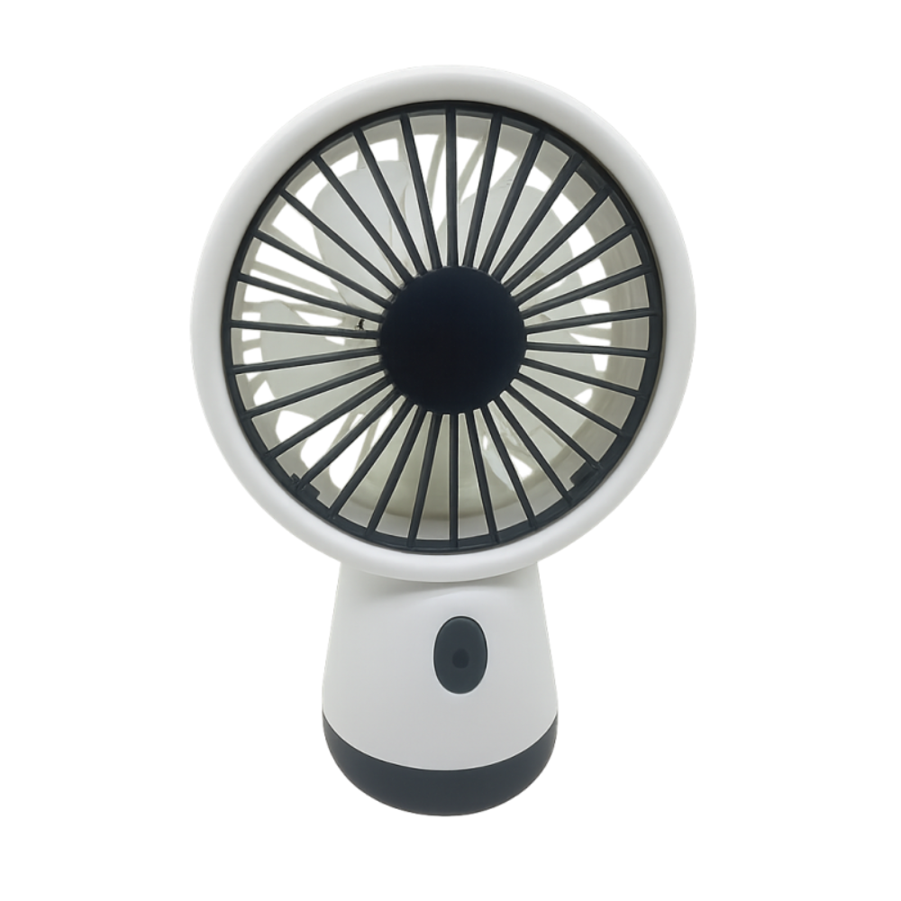 VENTILADOR DE MANO BAT. REC. USB C - 4" (15X6X9 CM) 529007 BLANCO