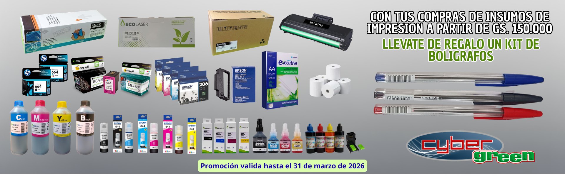 Promo regalo empresarial marzo 2026 - Slider