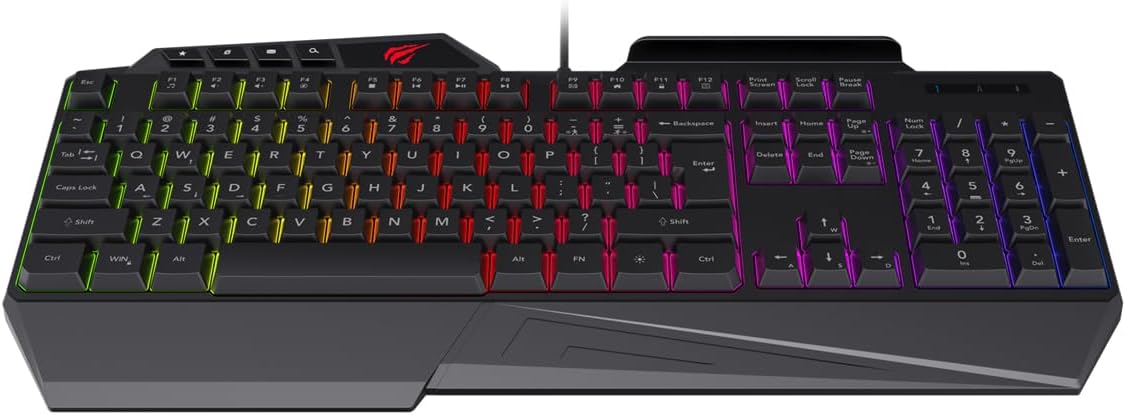 TECLADO GAMER USB C/ LUCES HAVIT KB488L - Imagen 3