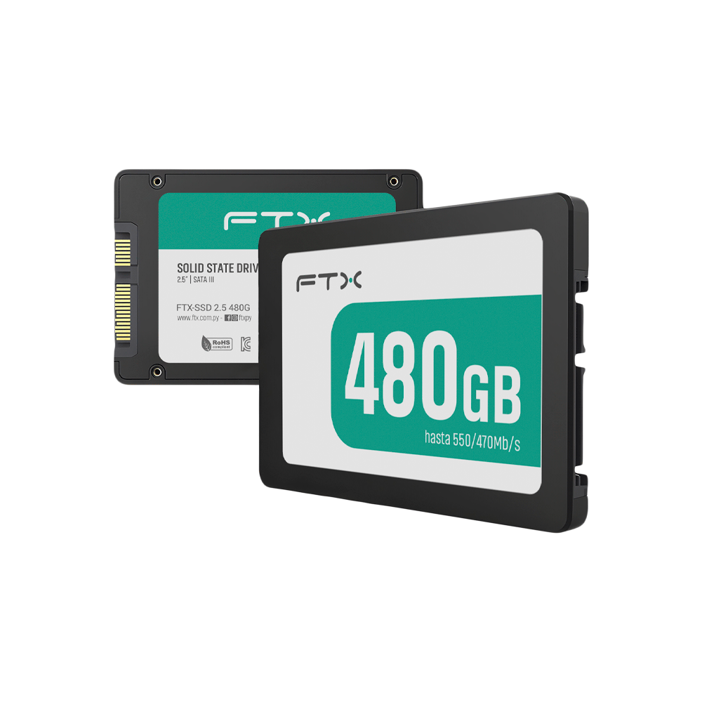 DISCO SSD 480 GB FTX 550/470MB/S 2.5 SATA III