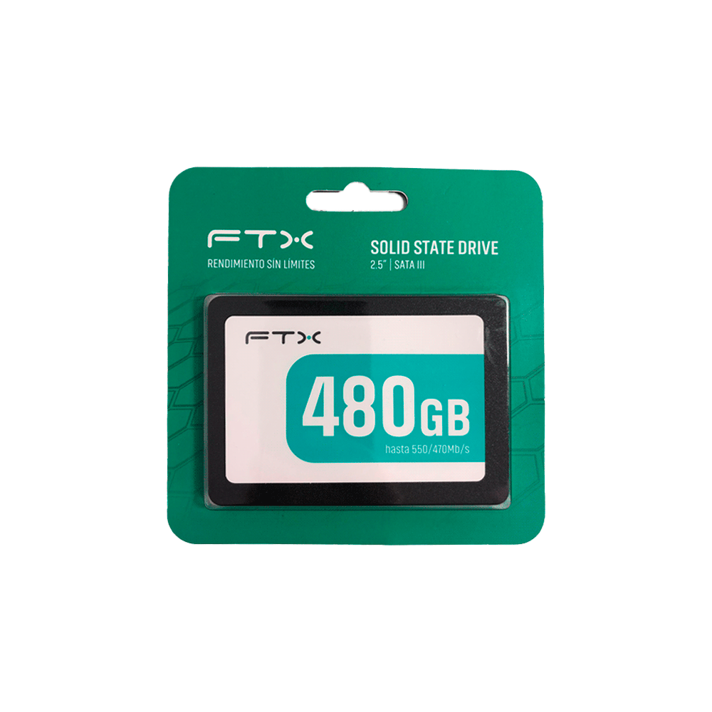 DISCO SSD 480 GB FTX 550/470MB/S 2.5 SATA III