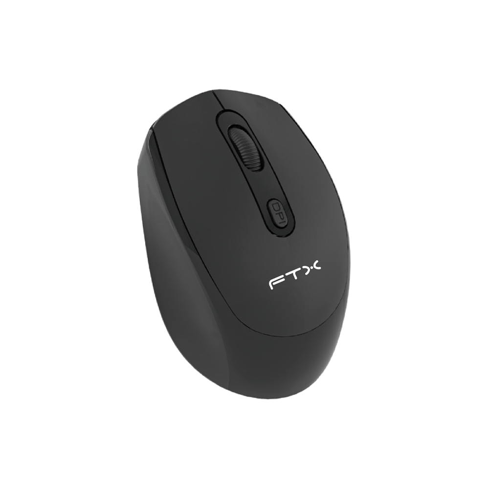 MOUSE INALAMBRICO FTX MW21 1600 DPI-4BOT-NEGRO/GRIS